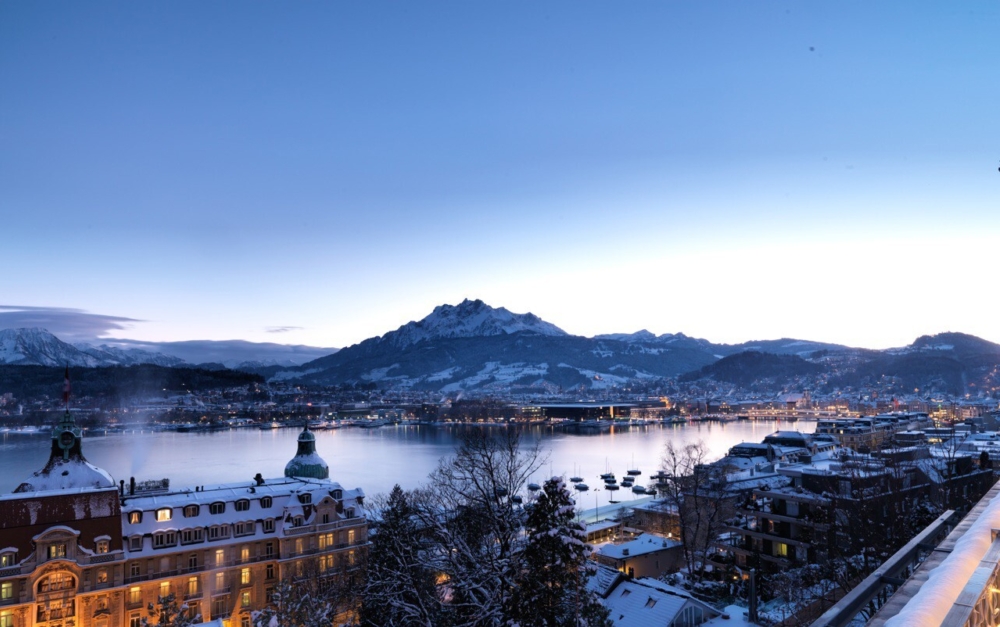 Besuch am Eiszauber Luzern